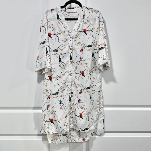Coster Copenhagen Size 36 Print Button Down Tunic Dress | Size 36 - Picture 1 of 12